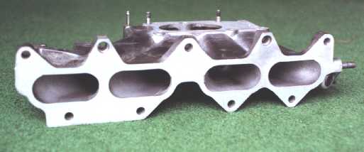 Intake manifold showing extensive porting